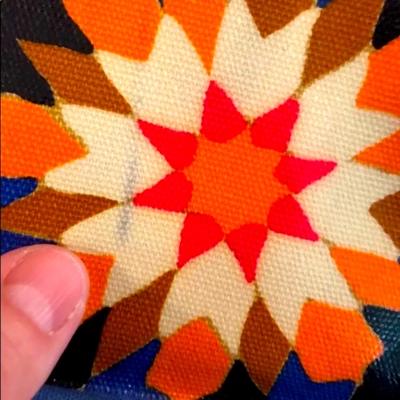 Fossil Keyper starburst floral native vegan coated canvas crossbody bag purse - Picture 10 of 10